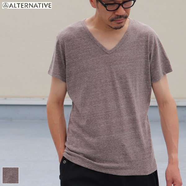 画像1: 【RE PRICE / 価格改定】別注VネックTシャツ / alternative apparel × Audience