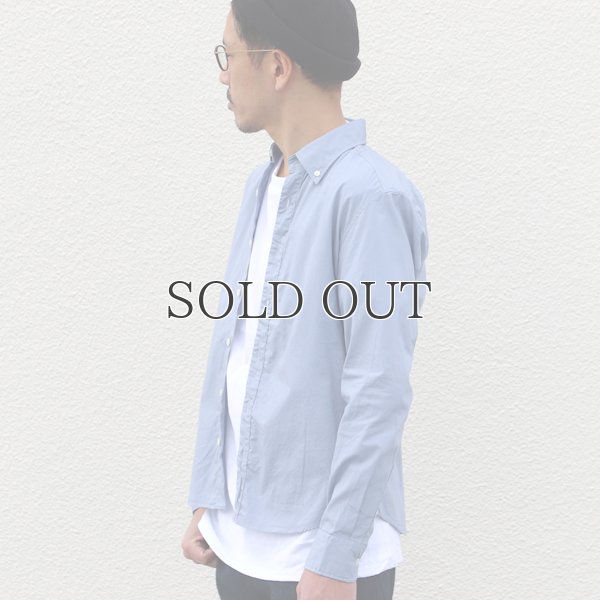 画像3: シャーリングボタンダウン長袖シャツ【MADE IN JAPAN】『日本製』/ Upscape Audiencre