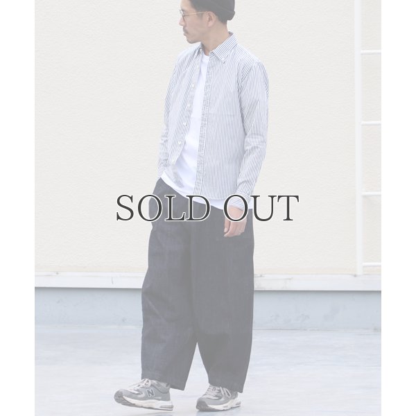 画像8: シャーリングボタンダウン長袖シャツ【MADE IN JAPAN】『日本製』/ Upscape Audience