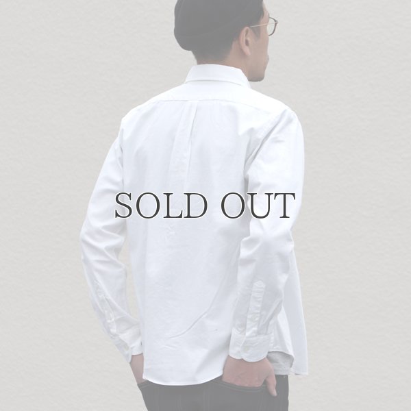 画像3: シャーリングボタンダウン長袖シャツ【MADE IN JAPAN】『日本製』/ Upscape Audience