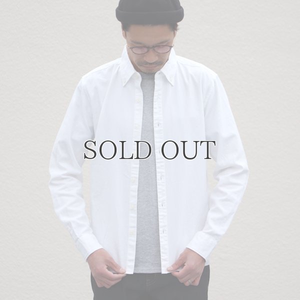 画像5: シャーリングボタンダウン長袖シャツ【MADE IN JAPAN】『日本製』/ Upscape Audience