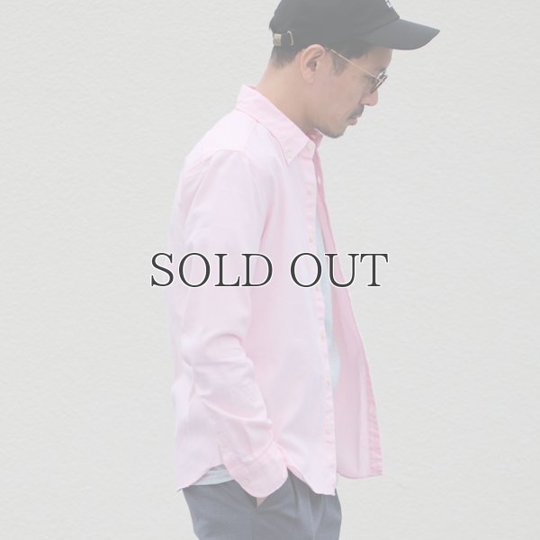 画像3: シャーリングボタンダウン長袖シャツ【MADE IN JAPAN】『日本製』/ Upscape Audience