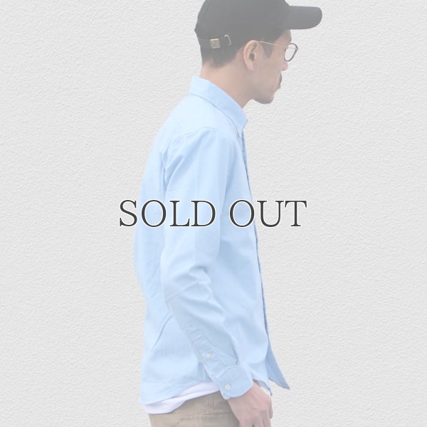 画像3: シャーリングボタンダウン長袖シャツ【MADE IN JAPAN】『日本製』/ Upscape Audience