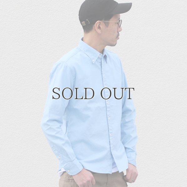 画像6: シャーリングボタンダウン長袖シャツ【MADE IN JAPAN】『日本製』/ Upscape Audience