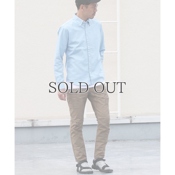 画像5: シャーリングボタンダウン長袖シャツ【MADE IN JAPAN】『日本製』/ Upscape Audience