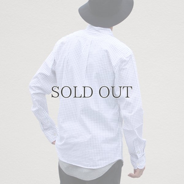 画像4: シャーリングボタンダウン長袖シャツ【MADE IN JAPAN】『日本製』/ Upscape Audience