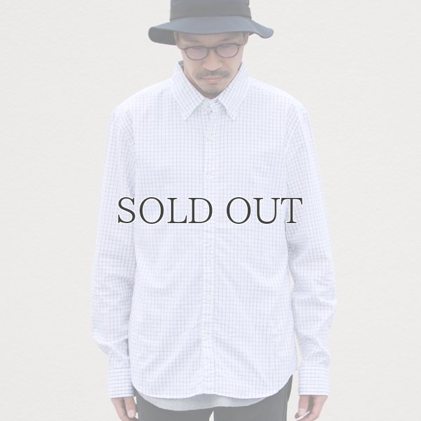 画像5: シャーリングボタンダウン長袖シャツ【MADE IN JAPAN】『日本製』/ Upscape Audience