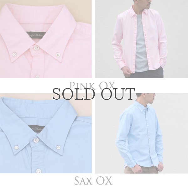 画像4: シャーリングボタンダウン長袖シャツ【MADE IN JAPAN】『日本製』/ Upscape Audience