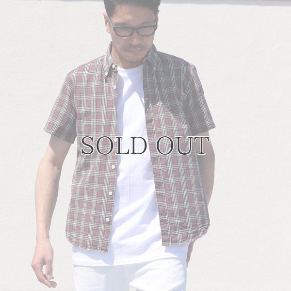 画像3: シャーリングボタンダウン半袖シャツ【MADE IN JAPAN】『日本製』/ Upscape Audience