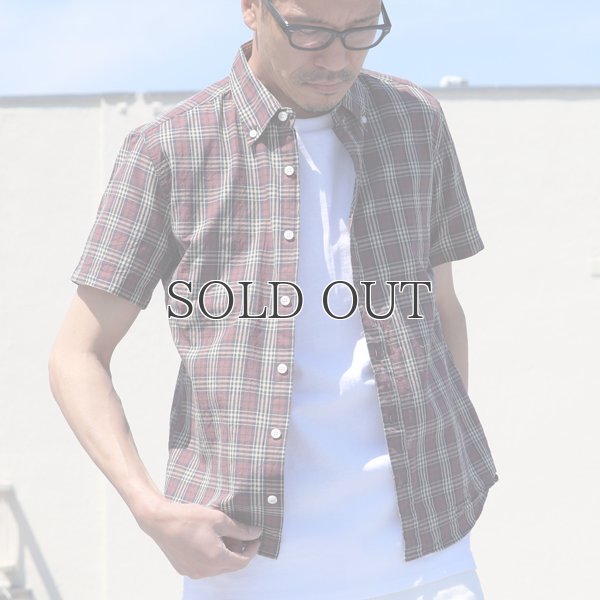 画像7: シャーリングボタンダウン半袖シャツ【MADE IN JAPAN】『日本製』/ Upscape Audience