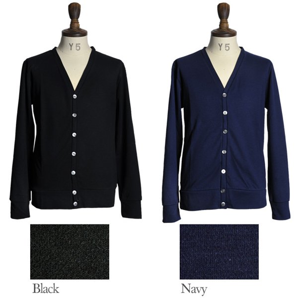 画像10: 【RE PRICE/価格改定】エアレットプロサテンテープ仕上げ長袖カーディガン【MADE IN JAPAN】『日本製』/ Upscape Audience