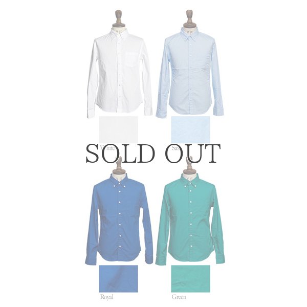 画像7: ブロードボタンダウンワンカラーボタン長袖シャツ【MADE IN JAPAN】『日本製』/ Upscape Audience