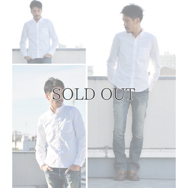 画像9: ブロードボタンダウンワンカラーボタン長袖シャツ【MADE IN JAPAN】『日本製』/ Upscape Audience