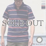 ネオトライバルジャガードショールカラースキッパーポロシャツ【MADE IN JAPAN】 / Upscape Audience