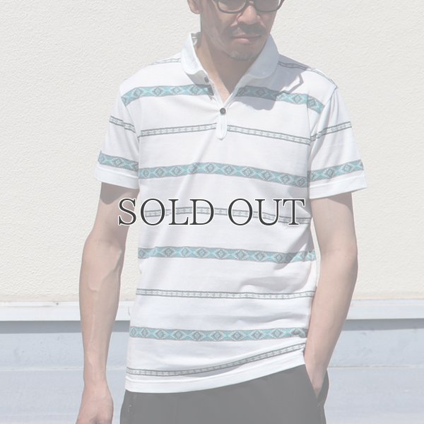 画像2: 【RE PRICE / 価格改定】ネオトライバルジャガードショールカラースキッパーポロシャツ【MADE IN JAPAN】 / Upscape Audience
