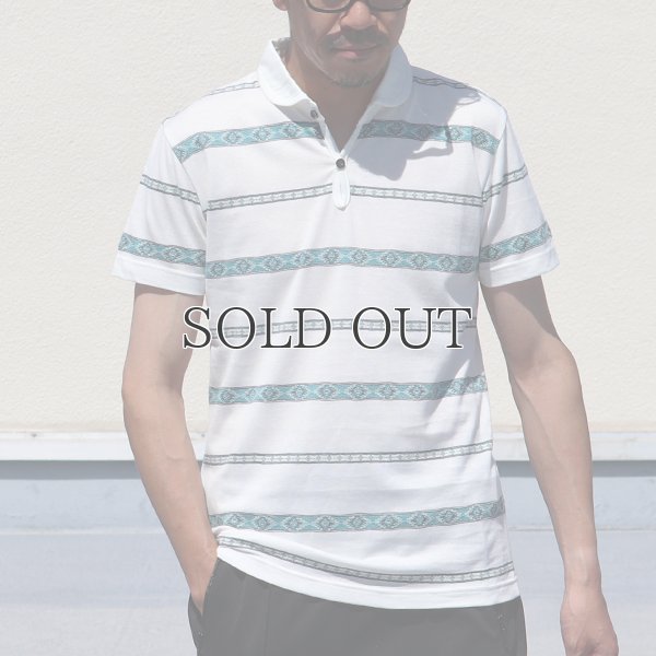 画像3: ネオトライバルジャガードショールカラースキッパーポロシャツ【MADE IN JAPAN】 / Upscape Audience