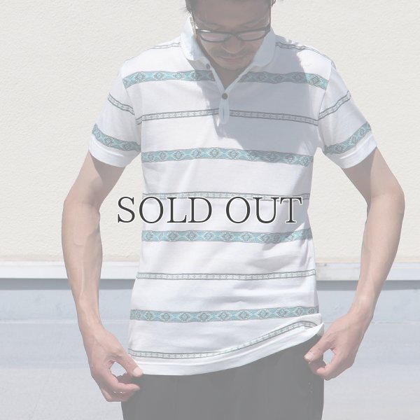 画像4: ネオトライバルジャガードショールカラースキッパーポロシャツ【MADE IN JAPAN】 / Upscape Audience