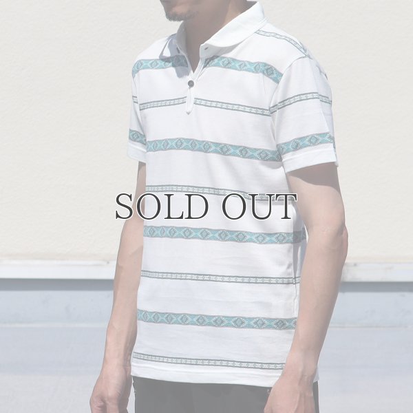 画像5: ネオトライバルジャガードショールカラースキッパーポロシャツ【MADE IN JAPAN】 / Upscape Audience