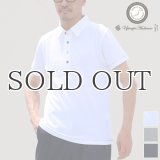 鹿の子ランダムボタンレインボーステッチ半袖ポロシャツ【MADE IN JAPAN】『日本製』/ Upscape Audience