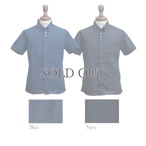 画像5: Coolmax(クールマックス)綿麻比翼ボタンダウンカラー半袖シャツ / Audience