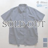 Coolmax（クールマックス）綿麻比翼ボタンダウンカラー半袖シャツ / Audience
