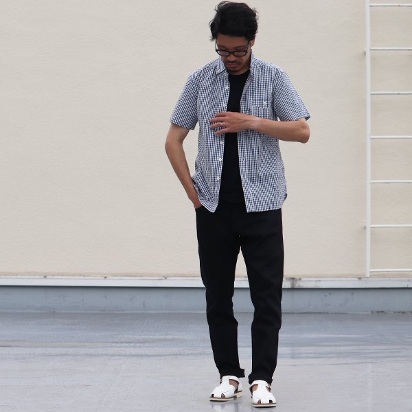 画像6: 【RE PRICE / 価格改定】Coolmax（クールマックス）ボタンダウンワイドスプレッドカラー半袖シャツ / Audience