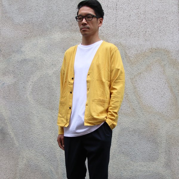 画像12: 【RE PRICE / 価格改定】ラフィー天竺3くるみボタンVネックカーディガン【MADE IN JAPAN】『日本製』/ Upscape Audience