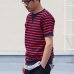 画像5: 【RE PRICE/価格改定】Basque 10オンス ( バスク天竺 )ボーダークルーネック半袖カットソー【MADE IN JAPAN】『日本製』/ Upscape Audience