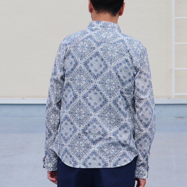 画像11: 【RE PRICE / 価格改定】バンダナプリントボタンダウンカラー長袖シャツ【MADE IN JAPAN】『日本製』/ Upscape Audience