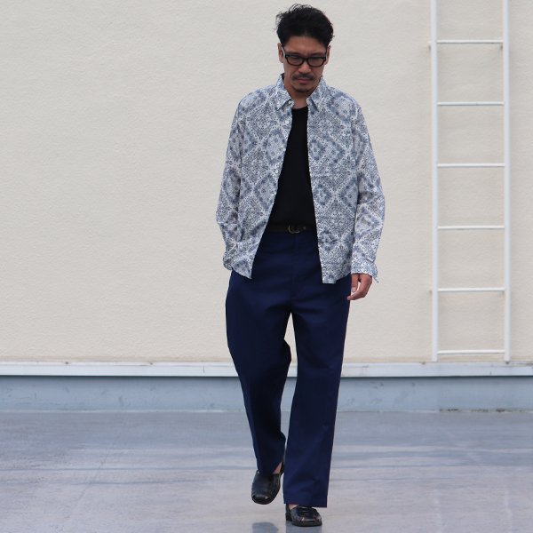 画像12: 【RE PRICE / 価格改定】バンダナプリントボタンダウンカラー長袖シャツ【MADE IN JAPAN】『日本製』/ Upscape Audience