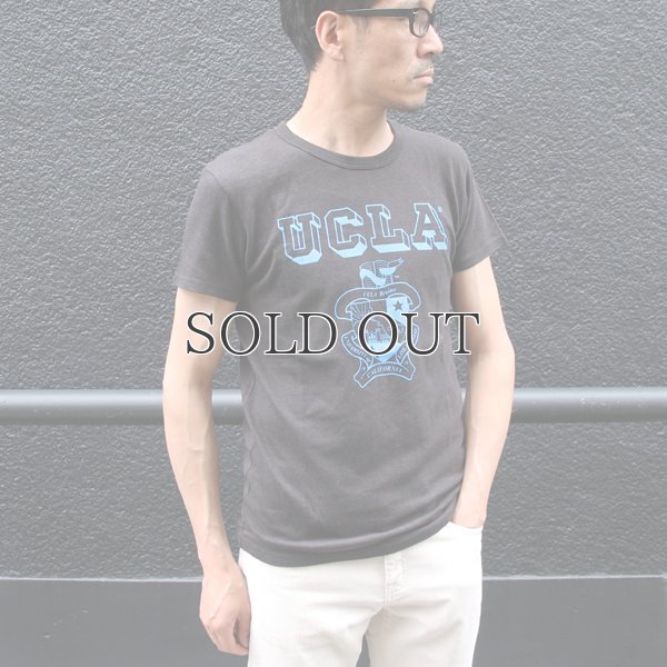 画像13: UCLA"UCLA"エンブレム三素材混カレッジプリント半袖クルーネックTシャツ / Audience