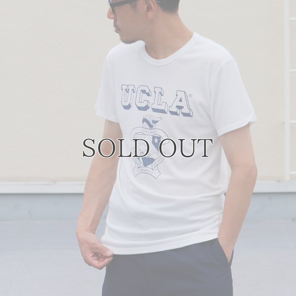 画像5: UCLA"UCLA"エンブレム三素材混カレッジプリント半袖クルーネックTシャツ / Audience