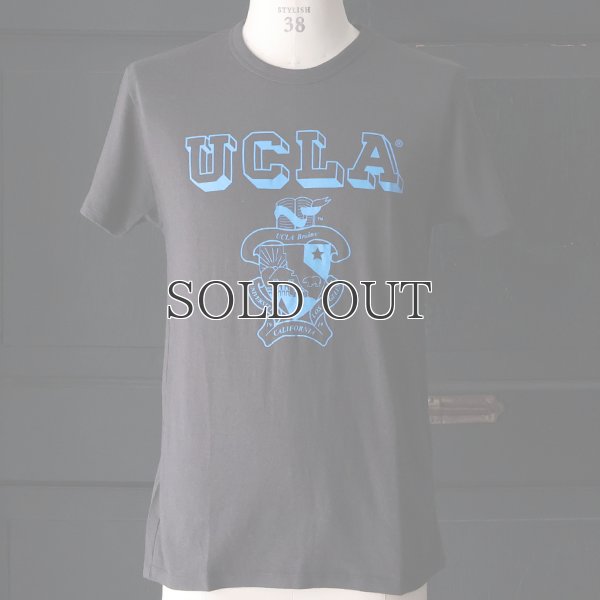 画像2: UCLA"UCLA"エンブレム三素材混カレッジプリント半袖クルーネックTシャツ / Audience