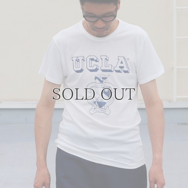 画像6: UCLA"UCLA"エンブレム三素材混カレッジプリント半袖クルーネックTシャツ / Audience
