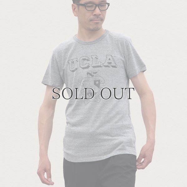画像12: UCLA"UCLA"エンブレム三素材混カレッジプリント半袖クルーネックTシャツ / Audience
