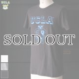 UCLA"UCLA"エンブレム三素材混カレッジプリント半袖クルーネックTシャツ / Audience