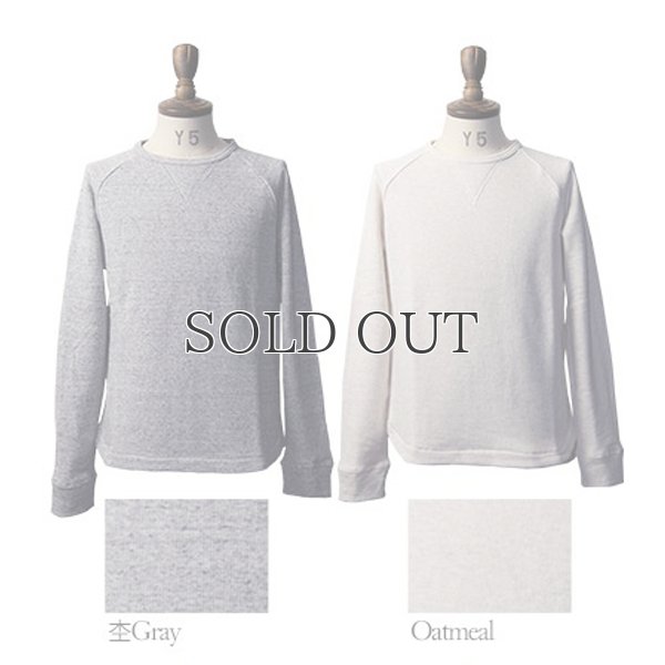 画像20: エアー裏毛クルーネック長袖ガゼットスウェット【MADE IN JAPAN】『日本製』/ Upscape Audience