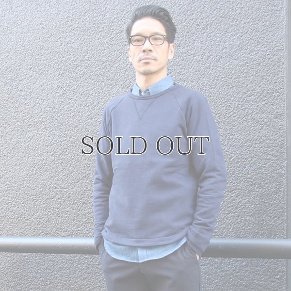 画像10: エアー裏毛クルーネック長袖ガゼットスウェット【MADE IN JAPAN】『日本製』/ Upscape Audience