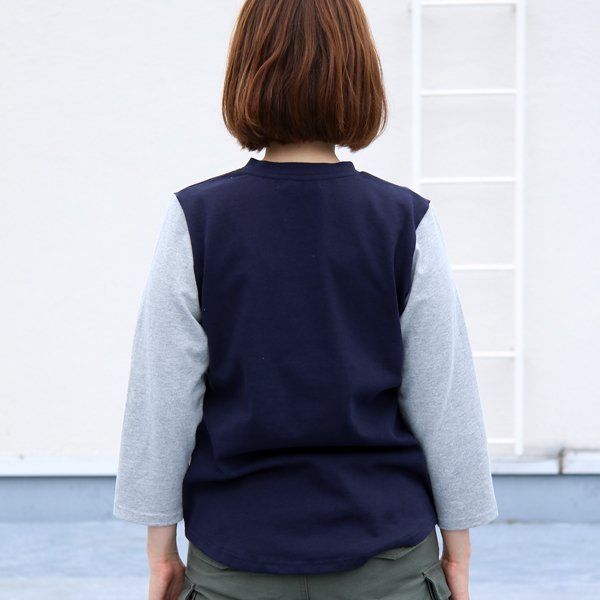 画像4: 【RE PRICE/価格改定】Basque10オンス（バスク天竺）BBアンダー7分袖カットソー [Lady's] 【MADE IN JAPAN】『日本製』/ Upscape Audience