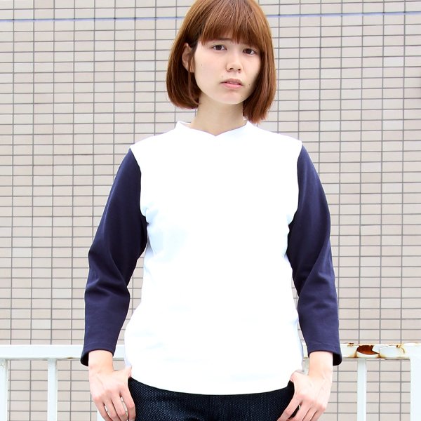 画像5: 【RE PRICE/価格改定】Basque10オンス（バスク天竺）BBアンダー7分袖カットソー [Lady's] 【MADE IN JAPAN】『日本製』/ Upscape Audience