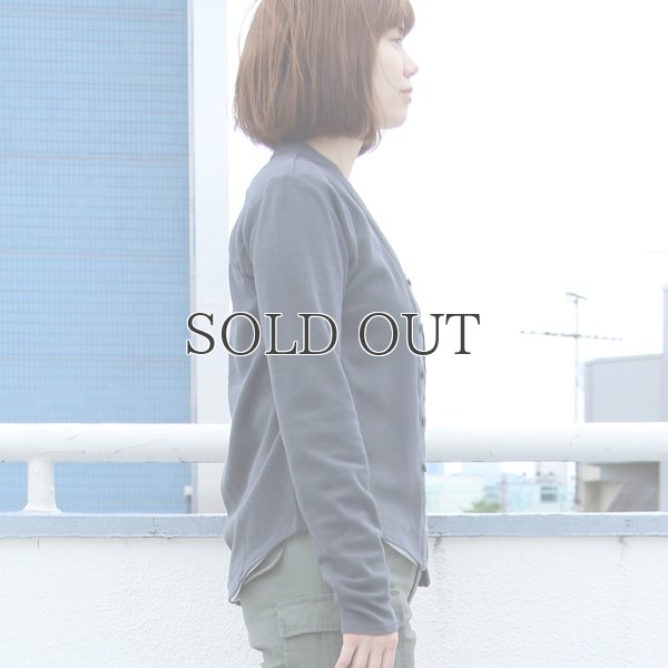 画像3: JPSダブルニットVネックバンドカラーカーディガン [Lady's] 【MADE IN JAPAN】『日本製』/ Upscape Audience