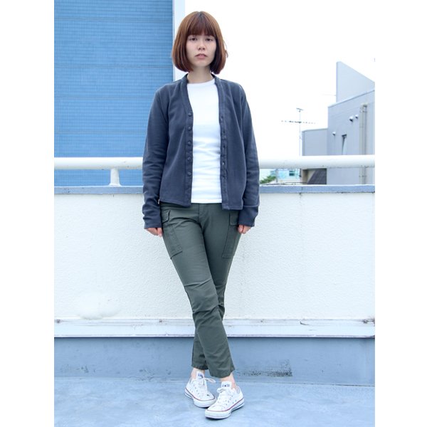 画像10: 【RE PRICE/価格改定】JPSダブルニットVネックバンドカラーカーディガン【MADE IN JAPAN】『日本製』/ Upscape Audience