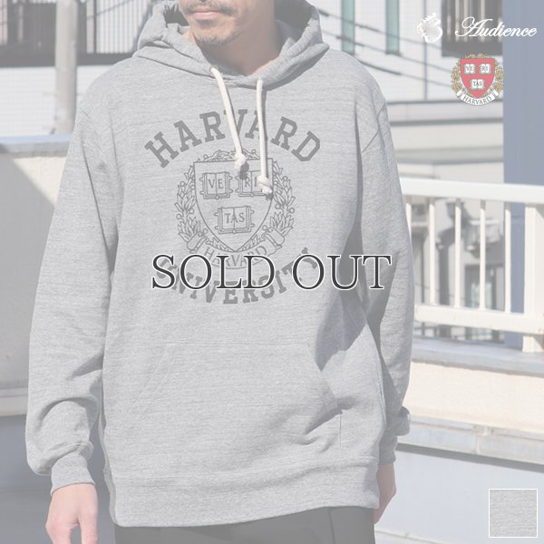 画像1: 【RE PRICE / 価格改定】HARVARD"HARVARD EMBLEM UNIVERSITY"フーデッドライトパーカー / Audience