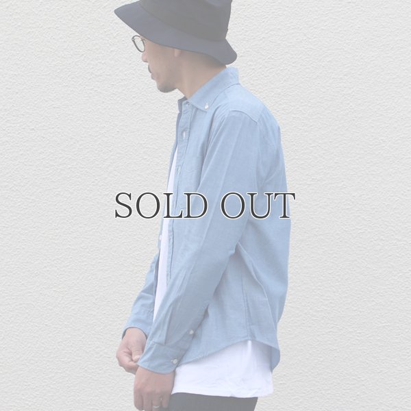 画像3: ワイドスプレッドボタンダウン長袖シャツ【MADE IN JAPAN】『日本製』/ Upscape Audience