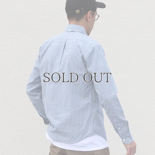 画像13: ワイドスプレッドボタンダウン長袖シャツ【MADE IN JAPAN】『日本製』/ Upscape Audience