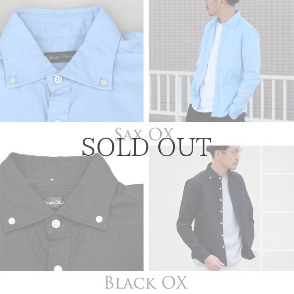 画像3: ワイドスプレッドボタンダウン長袖シャツ【MADE IN JAPAN】『日本製』/ Upscape Audience