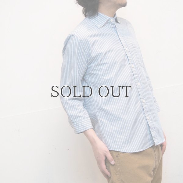 画像8: ワイドスプレッドボタンダウンカラー7分袖シャツ【MADE IN JAPAN】『日本製』/ Upscape Audience