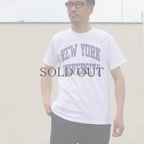 画像11: 【RE PRICE / 価格改定】NEW YORK UNIVERSITY"NEW YORK UNIVERSITY"C/N S/S 6.6oz オールドプリントT / Audience