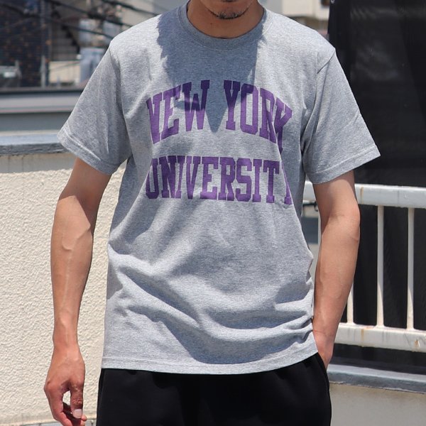 画像6: 【RE PRICE / 価格改定】NEW YORK UNIVERSITY"NEW YORK UNIVERSITY"C/N S/S 6.6oz オールドプリントT / Audience