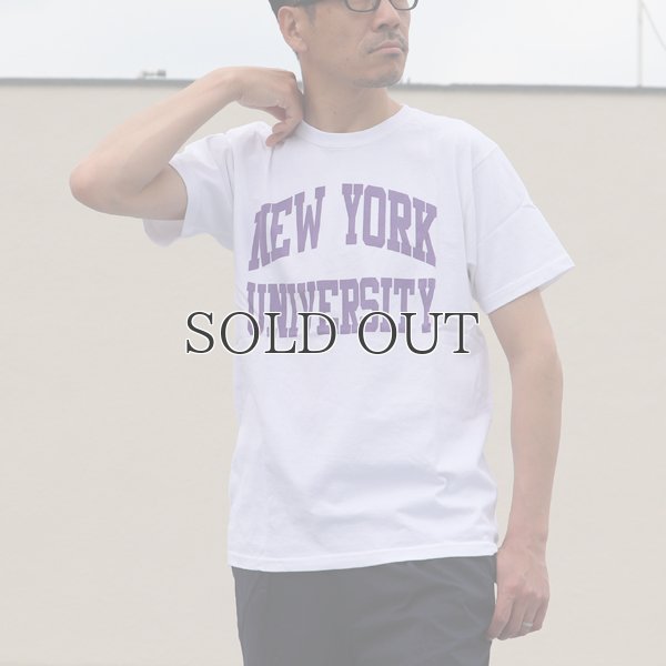 画像12: 【RE PRICE / 価格改定】NEW YORK UNIVERSITY"NEW YORK UNIVERSITY"C/N S/S 6.6oz オールドプリントT / Audience